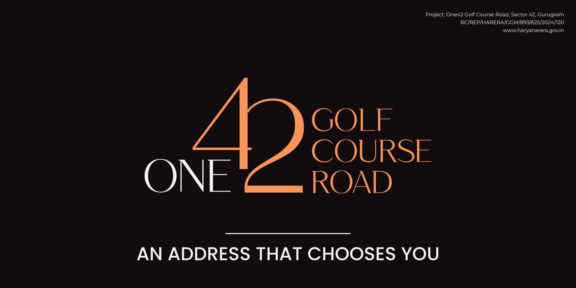 Experion One 42 (Golf Course Road) Gurgaon Experion One 42 Banner