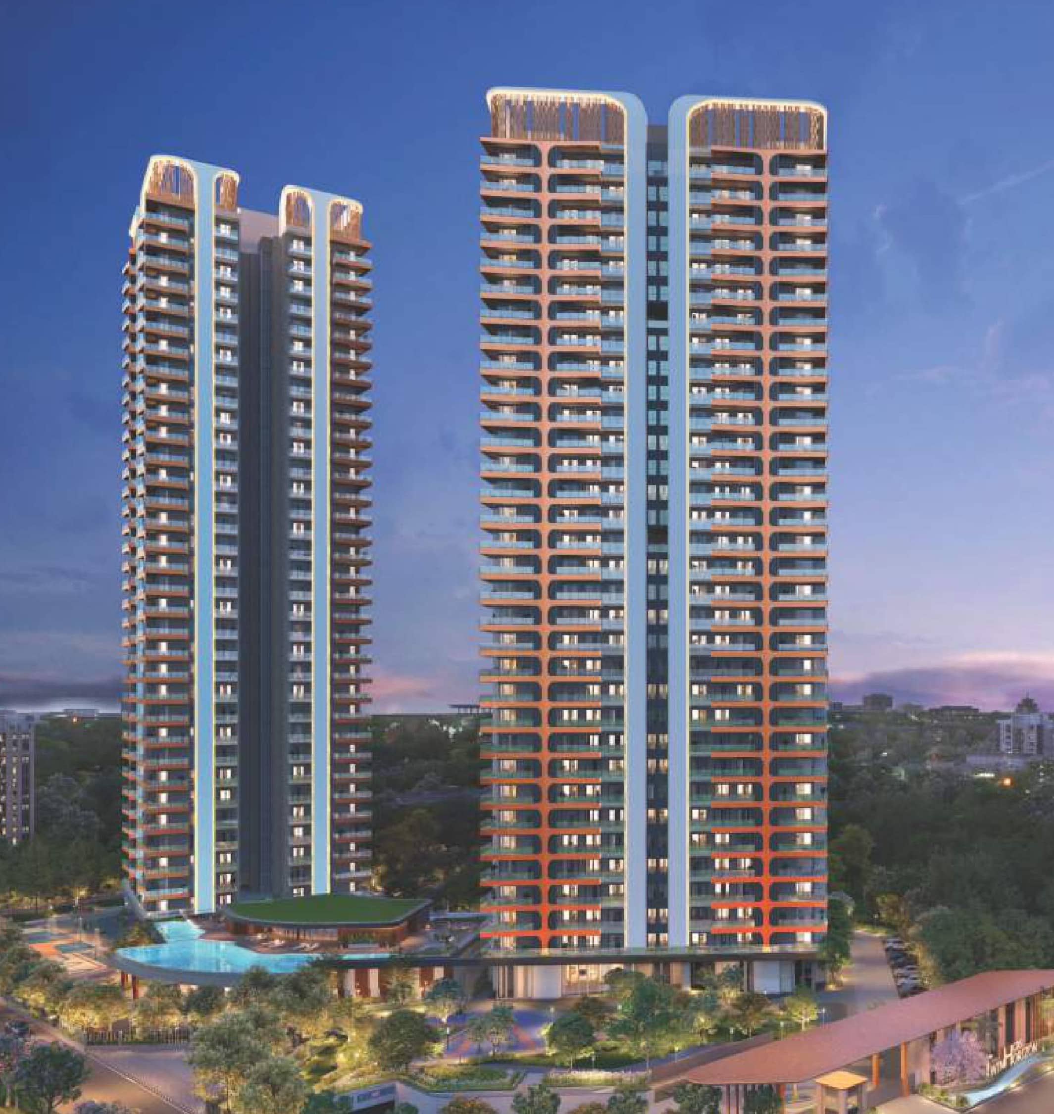 HCBS Twin Horizon Sector 102, Gurgaon Twin Horizon 01