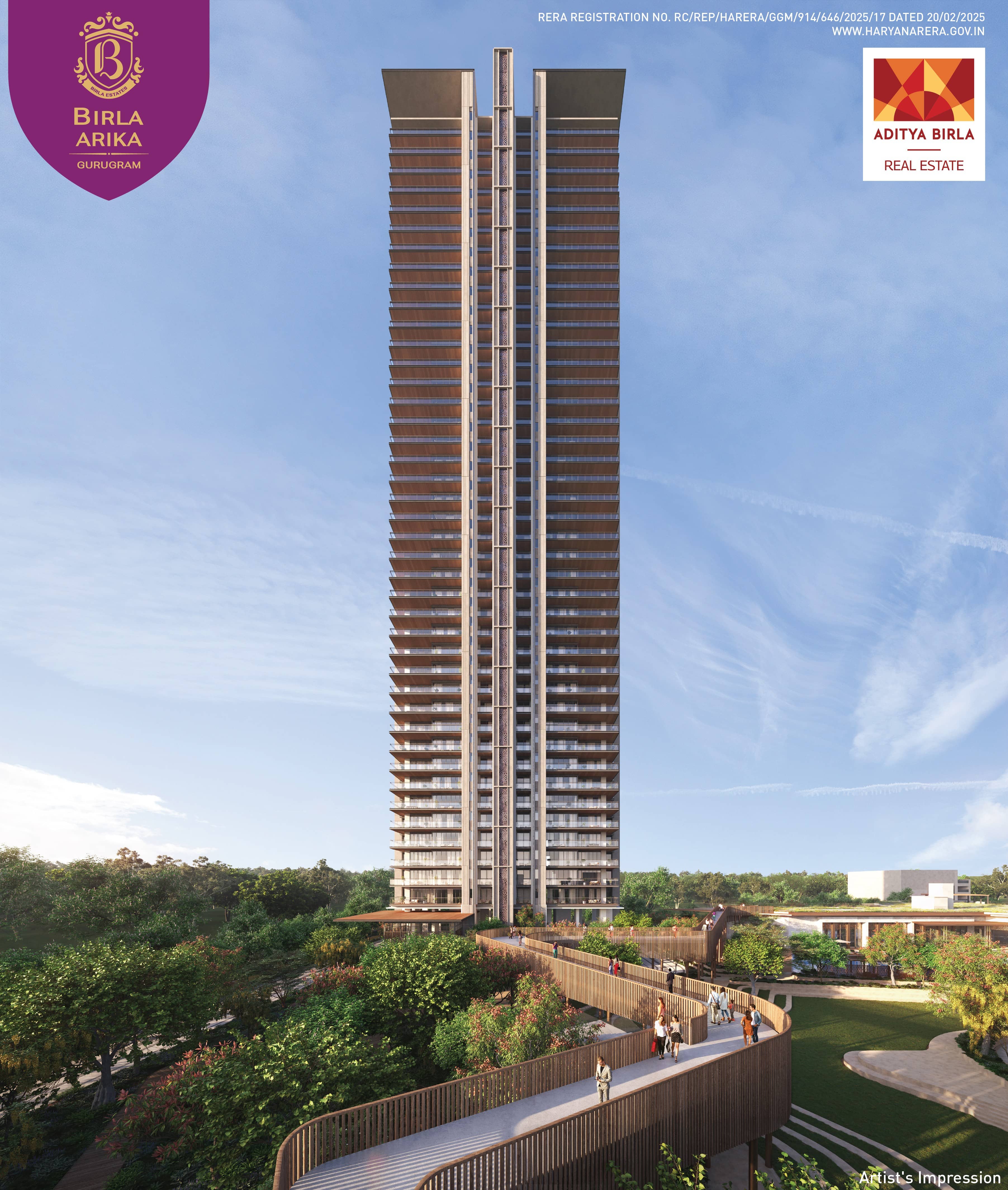 Birla Arika Phase 2 Sec 31, Gurgaon Birla Arika Elevation walking deck