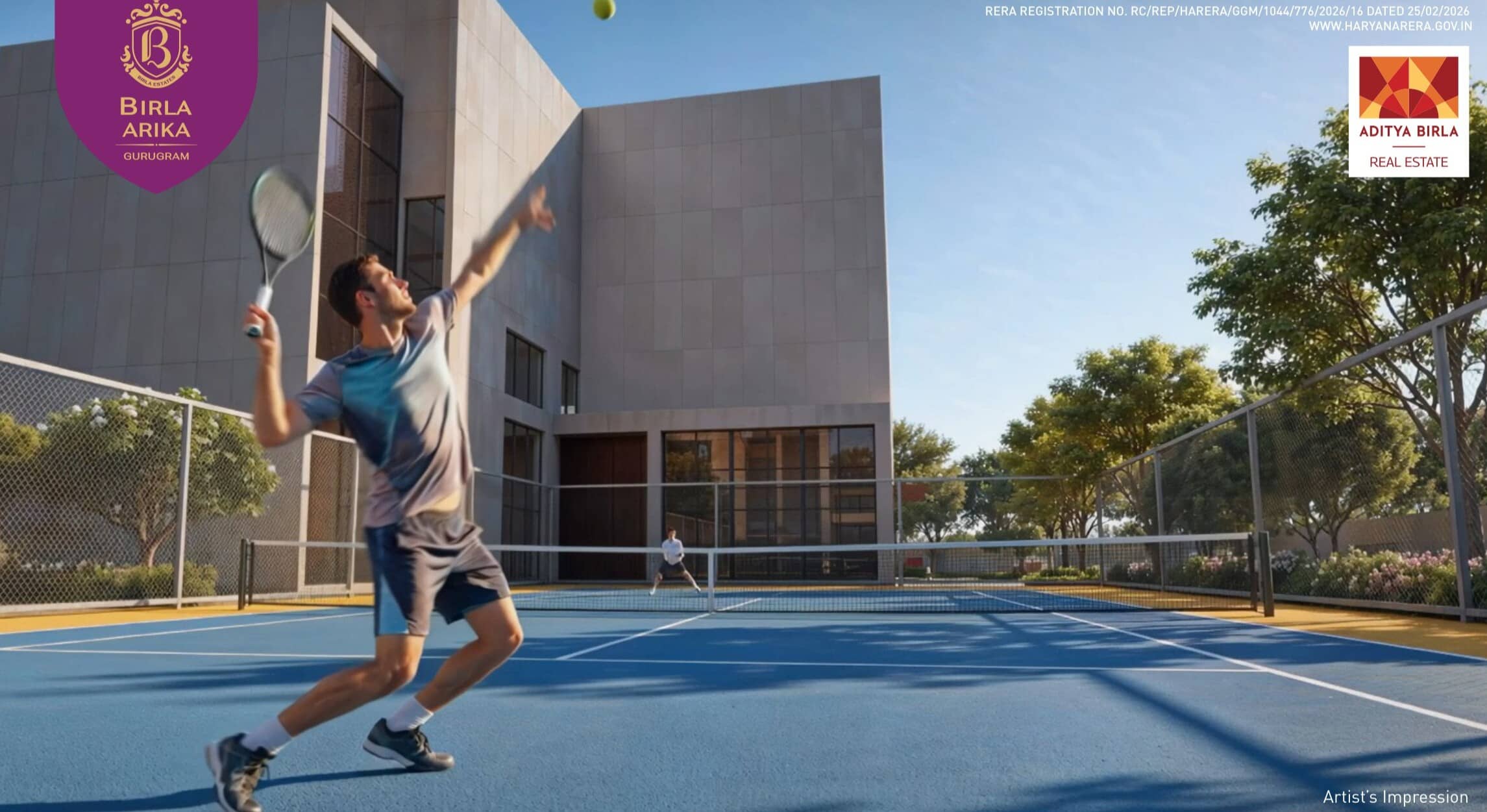 Birla Arika Phase 2 Sec 31, Gurgaon Birla Arika tennis court