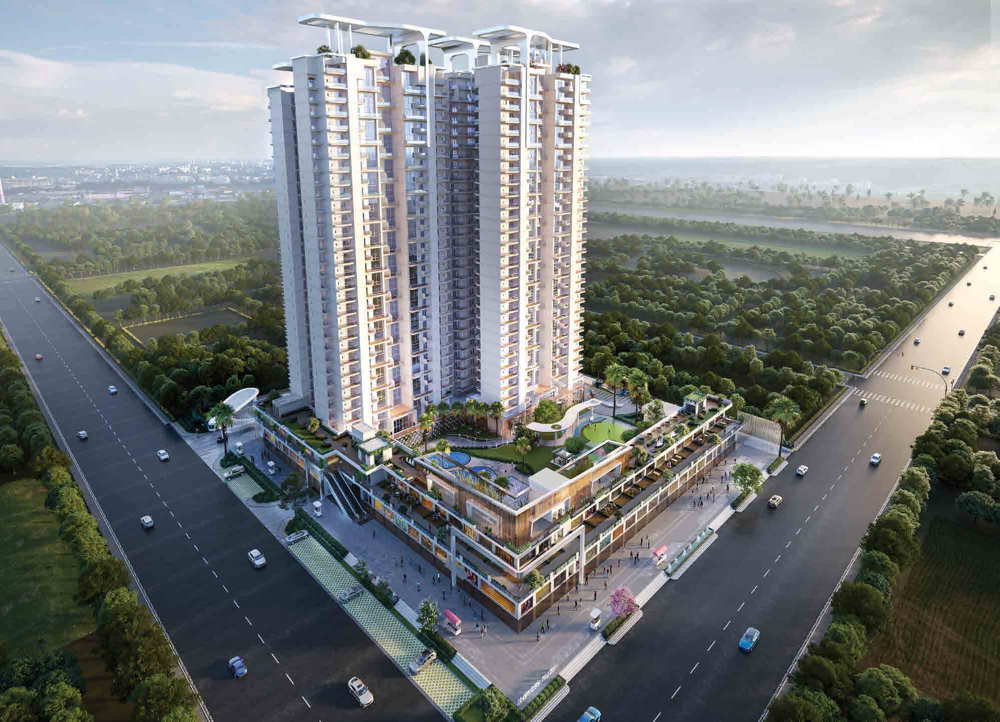 Samisha Ambrosia Sector 70, Gurgaon Samisha Ambrosia - Aerial Project View