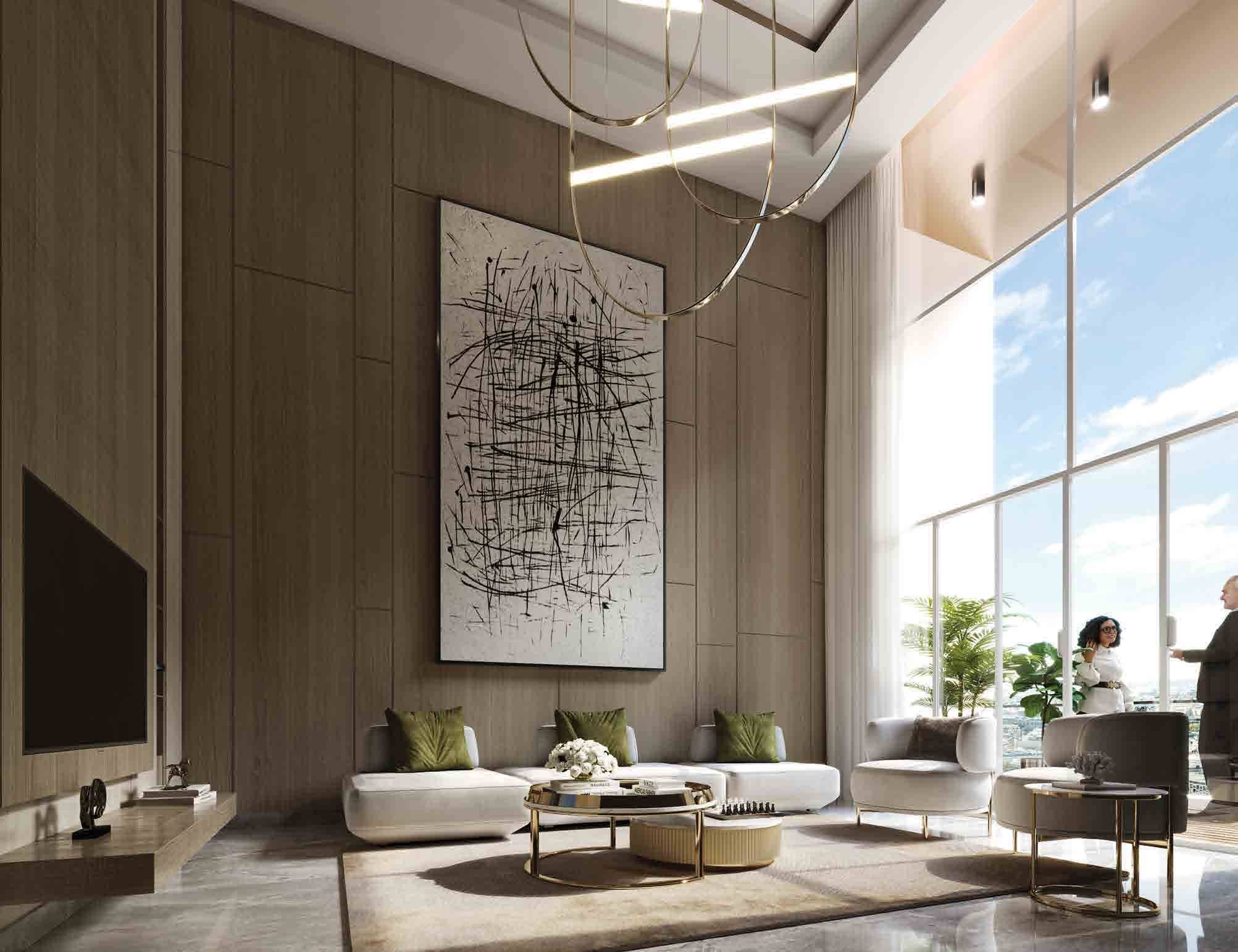 Samisha Ambrosia Sector 70, Gurgaon Samisha Ambrosia - Double Height Living Room
