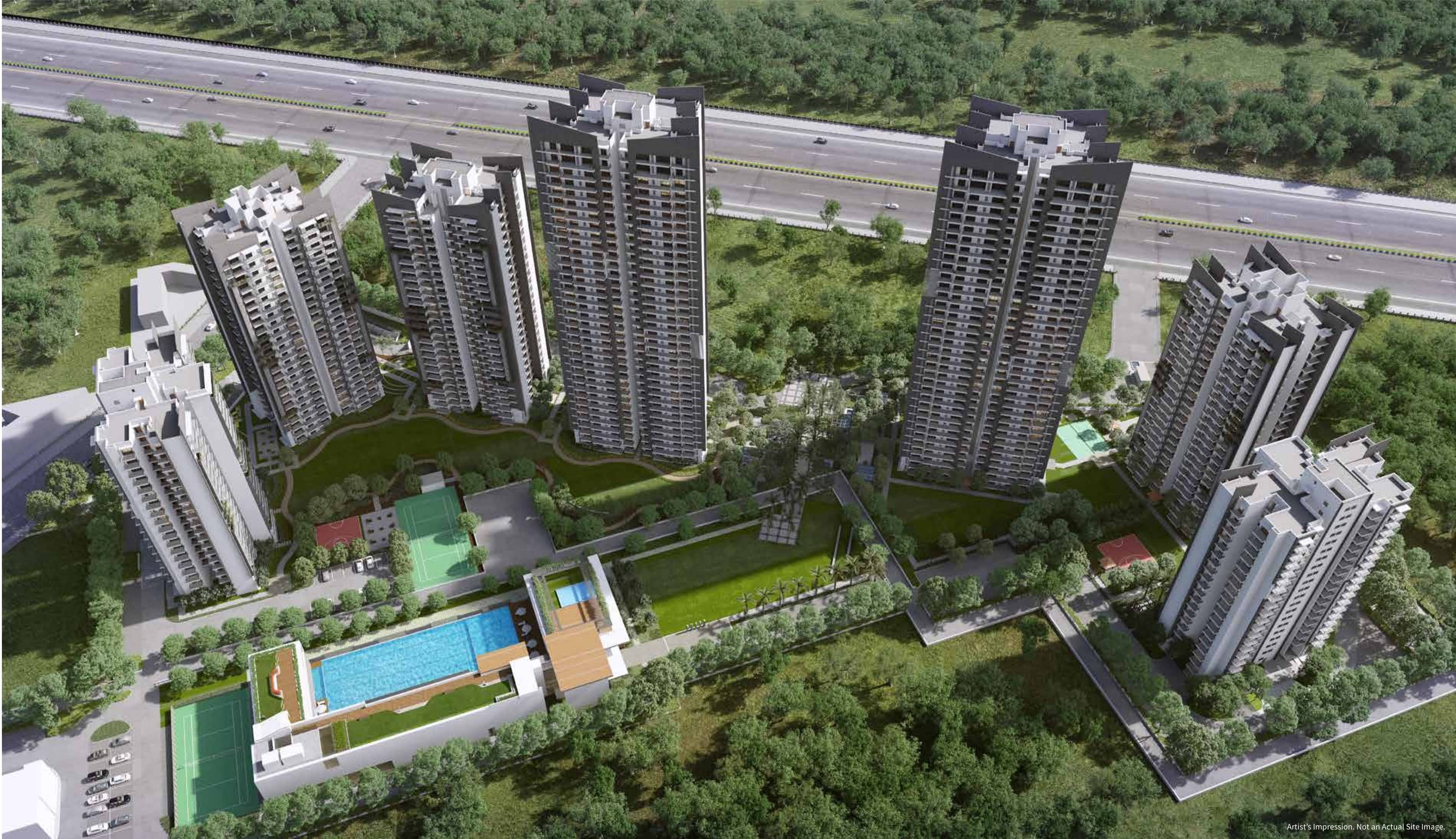Godrej Meridien Phase 3 GURUGRAM, GURGAON Godrej Meridien Facade