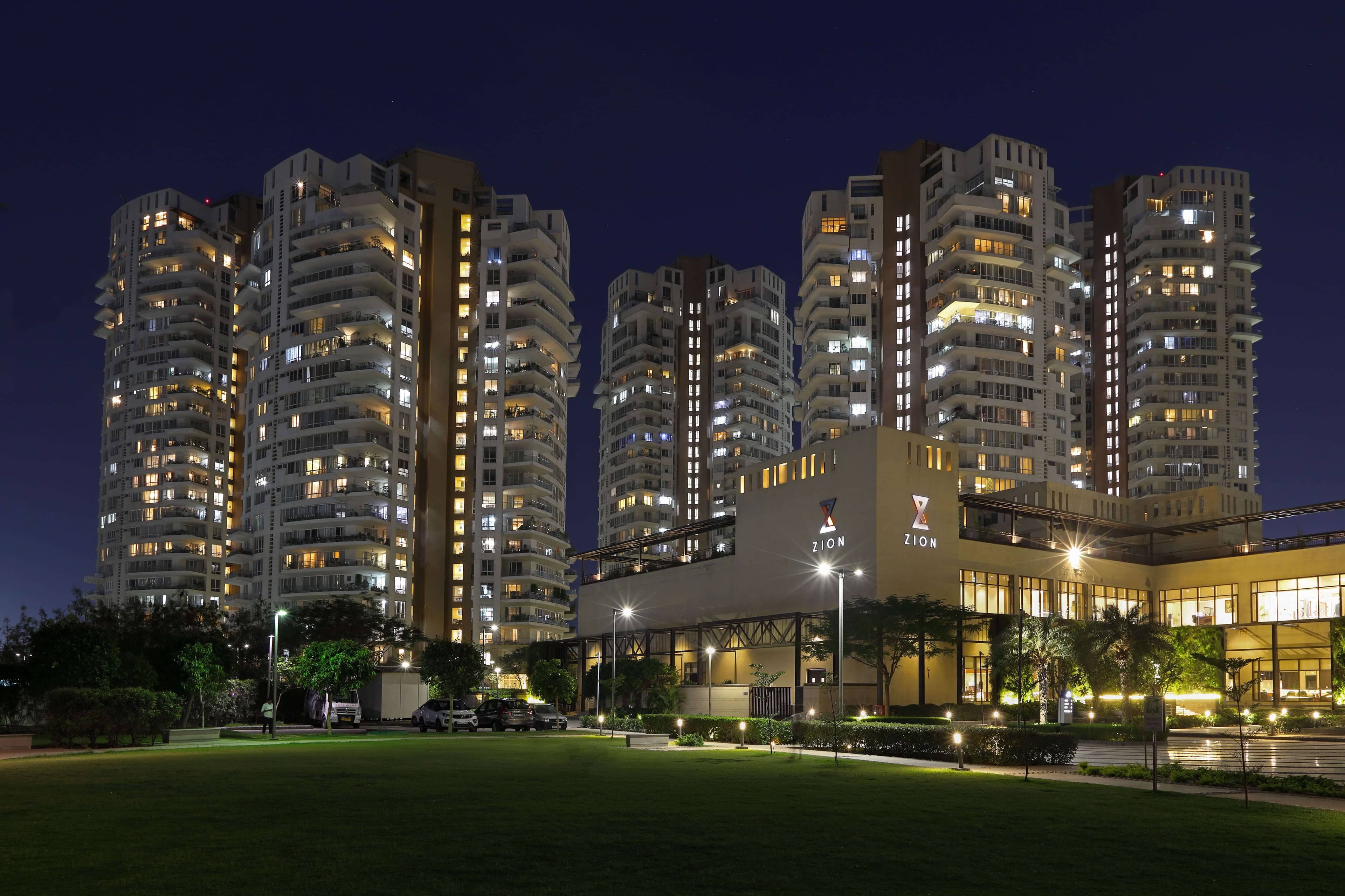 Pioneer Urban Presidia Sector 62, Gurgaon Presidia - Clubhouse at Night