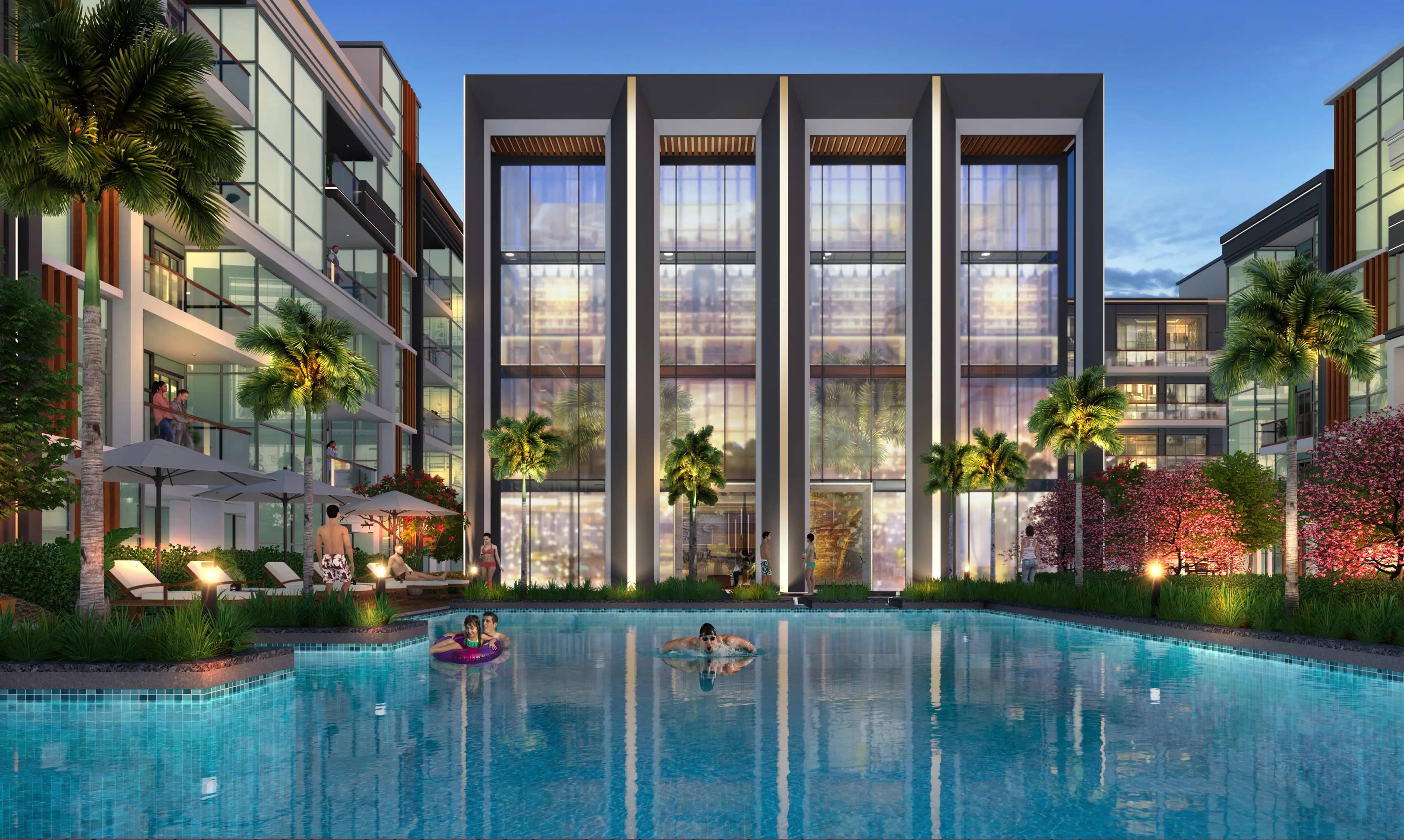 Signature Global City 63a Sector 63A, Gurgaon City 63A - Club Pool View (Artistic Impression)