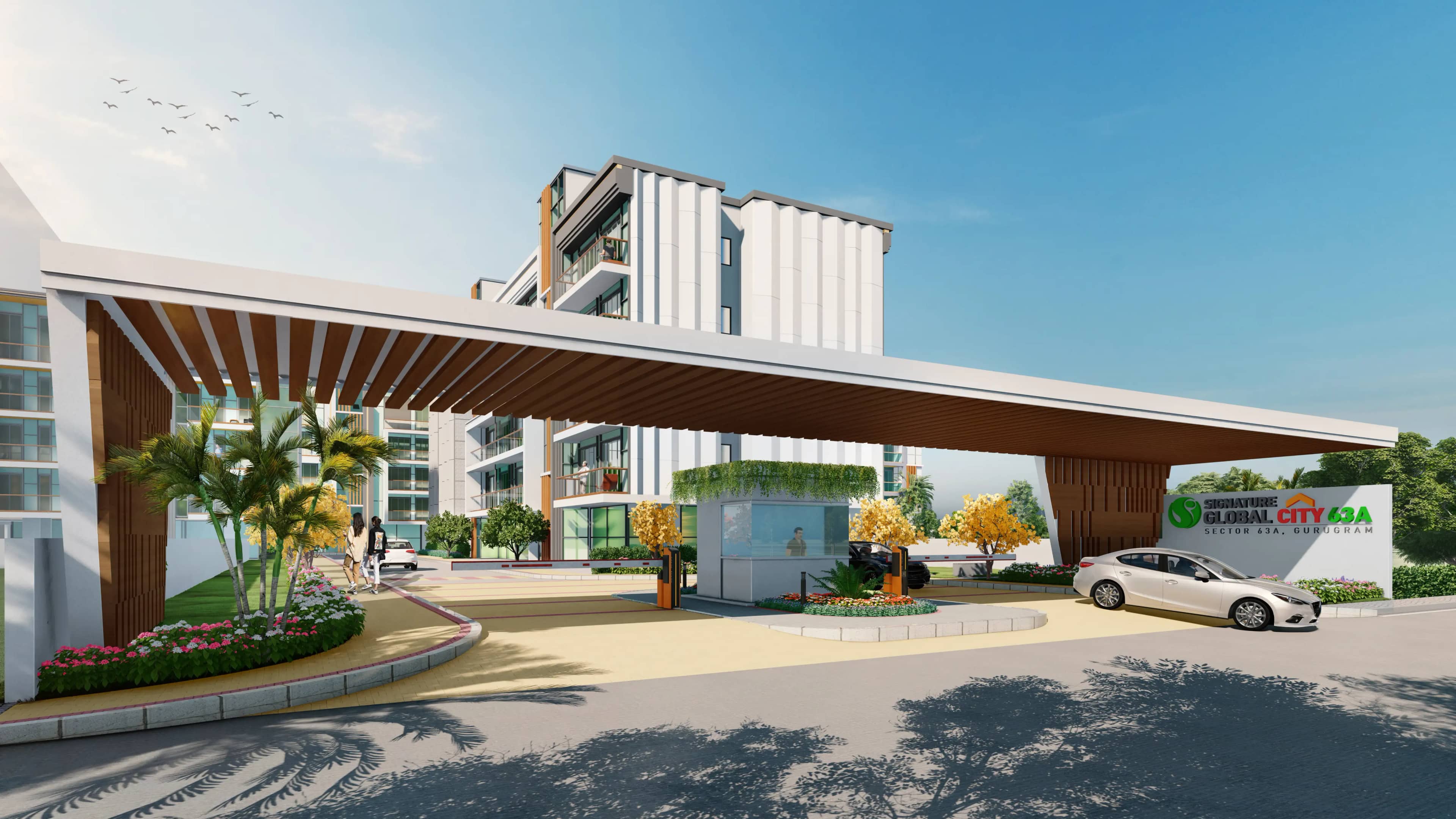 Signature Global City 63a Sector 63A, Gurgaon City 63A - Entrance Gate Complex (Artistic Impression)