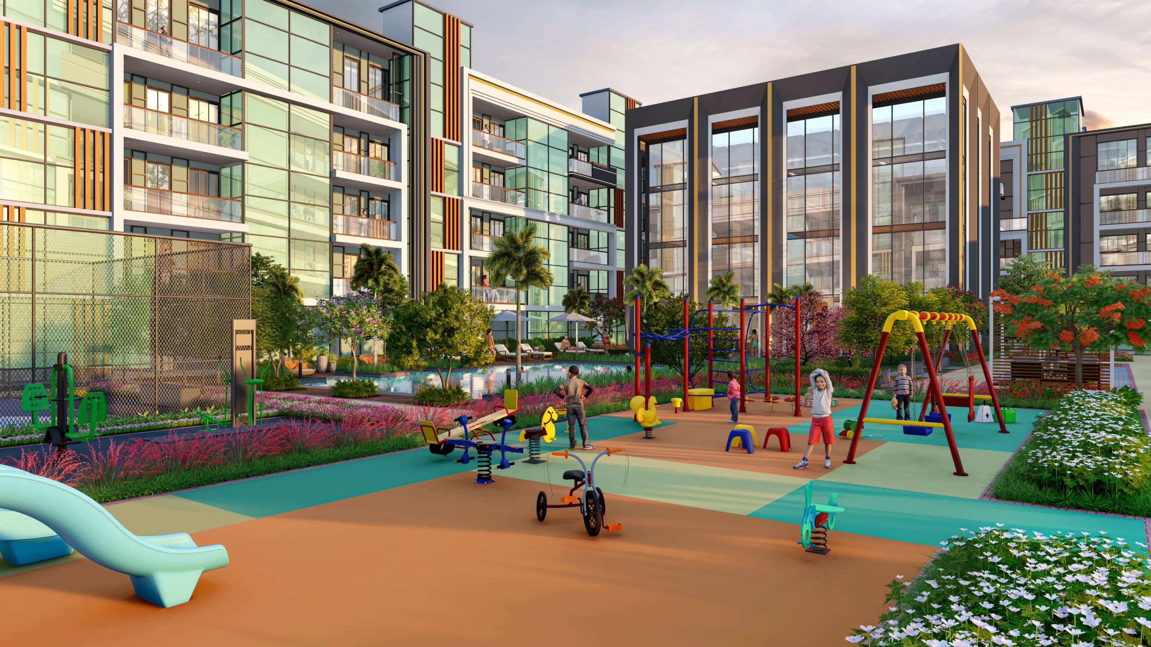 Signature Global City  63a(2) Gurgaon City 63A - Kids Play Area (Artistic Impression)