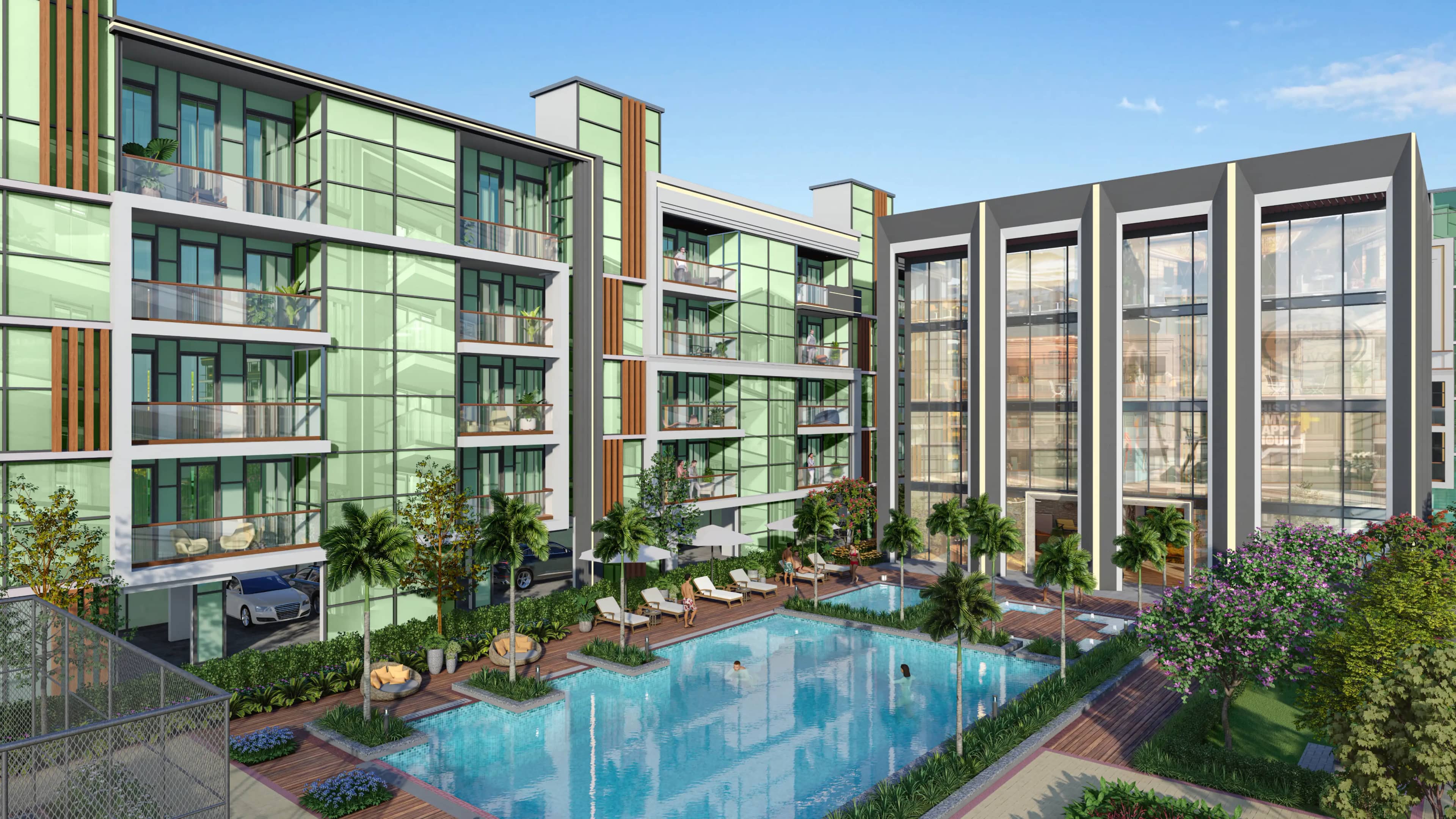 Signature Global City  63a(2) Gurgaon City 63A - Club Facade View (Artistic Impression)