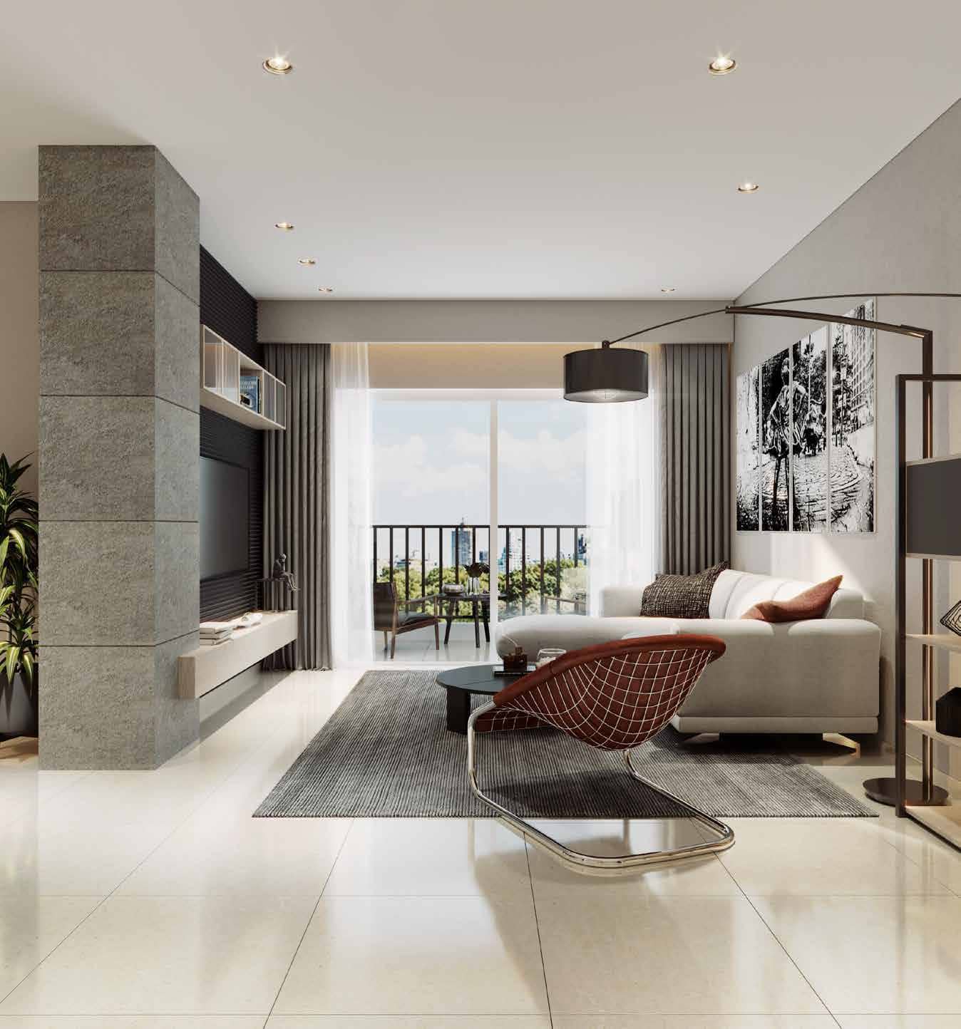 Sobha City Vista Residences Sector 108, Gurgaon Living Room Interior