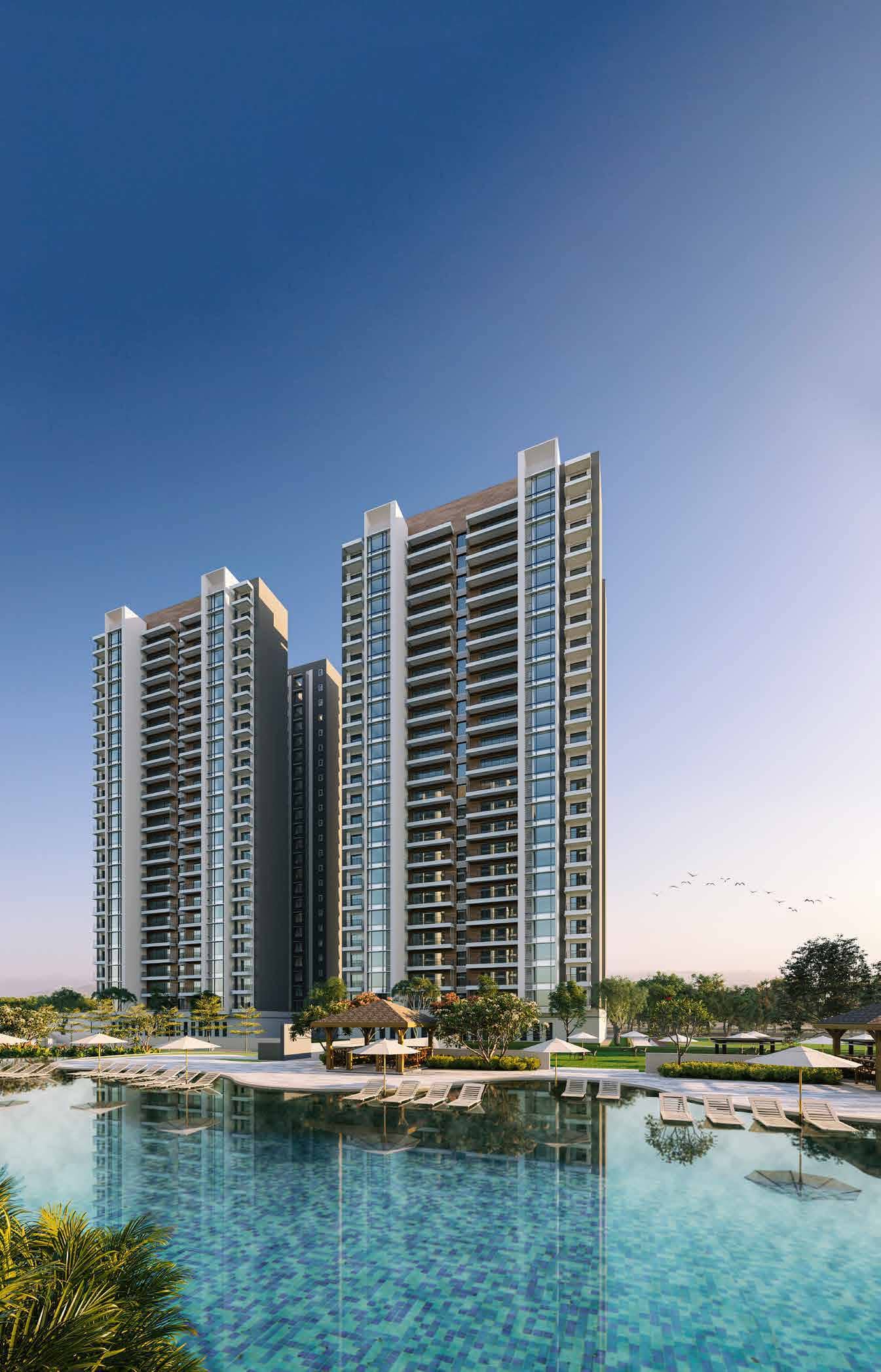 Sobha City Vista Residences Sector 108, Gurgaon Lap Pool and Towers