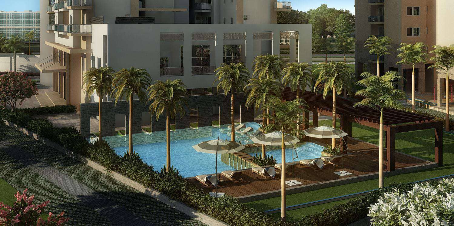 The Peaceful Homes Sector 70A, Gurgaon Pool Area (Artistic Impression)