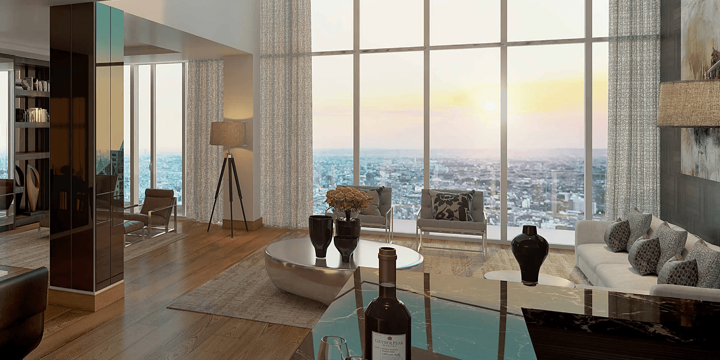 Trump Towers Delhi Ncr GURUGRAM, BADSHAHPUR ST Trump Towers Delhi NCR - Living Room and City Views