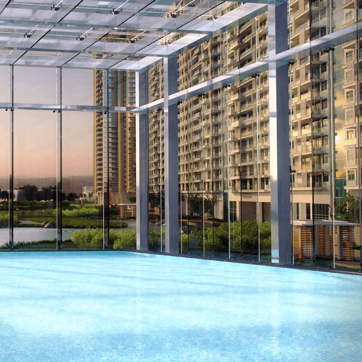 Trump Towers Delhi Ncr GURUGRAM, BADSHAHPUR ST Trump Towers Delhi NCR - Indoor Infinity Pool