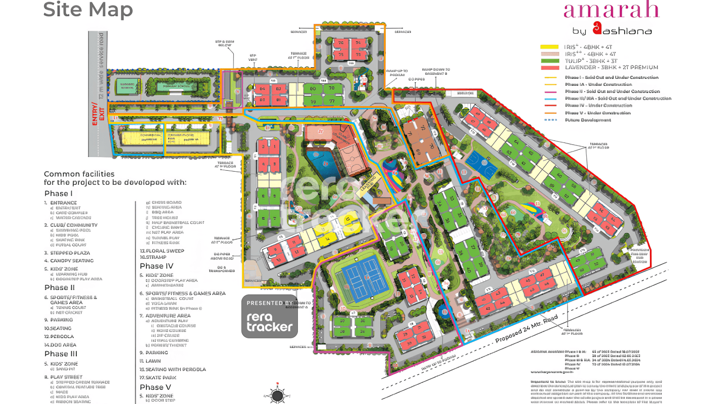 Ashiana Amarah Phase I & IA Sector 93, Gurgaon ASHIANA AMARAH LAYOUT