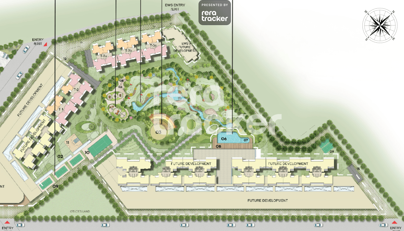 M3M Capital Phase 1 ( Tower 1, 2, 3a, 3b, 3c) Gurgaon M3M Capital Phase 1 Masterplan