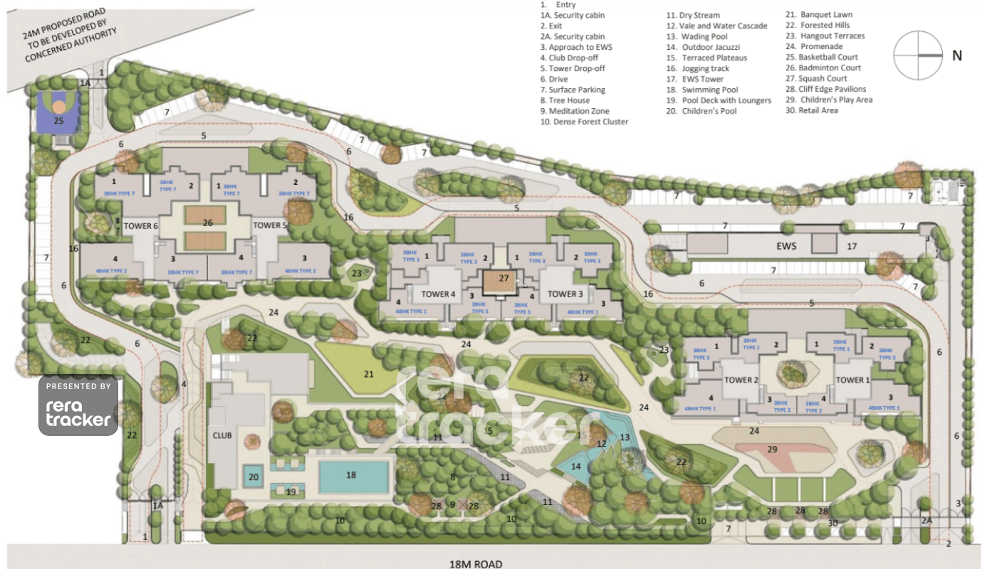Godrej Aristocrat Sector 49 Master Plan