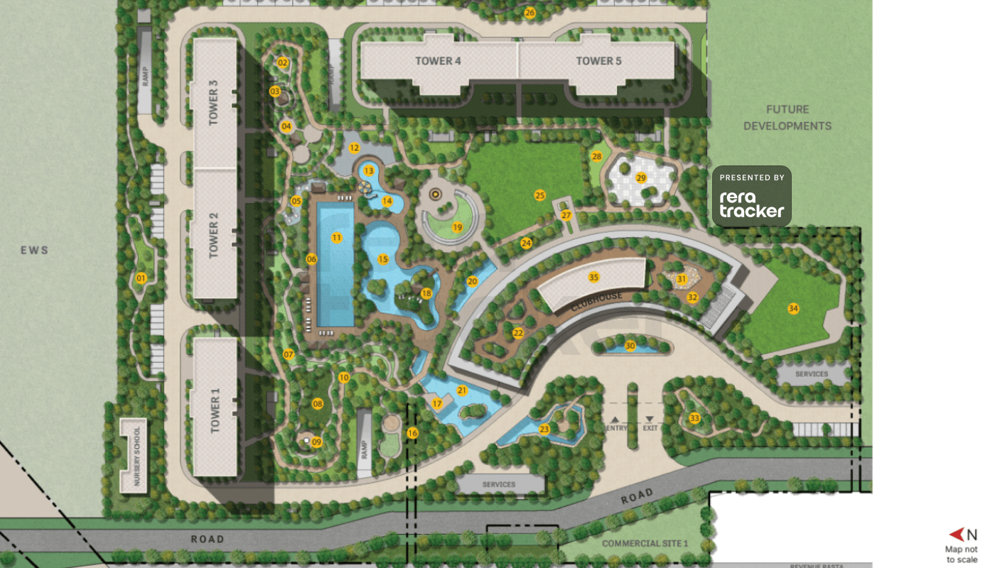 Sobha Aranya Sector 80 Layout