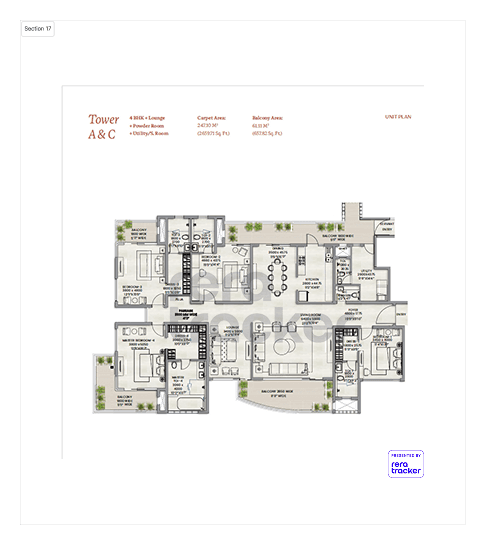 Floor plan for 4 BHK 4750.00 sq.ft