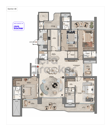 Whiteland Westin Residences Sector 103, Gurgaon floor plan 4 BHK 4328.00 sq.ft