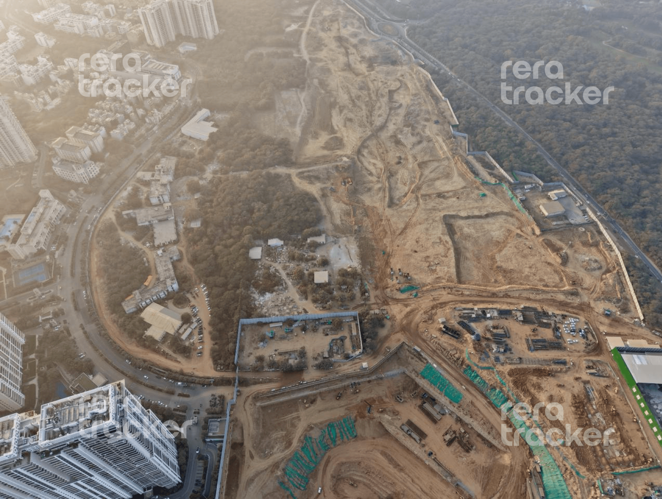 DLF The Dahlias Gurgaon DLF The Dahlias Drone