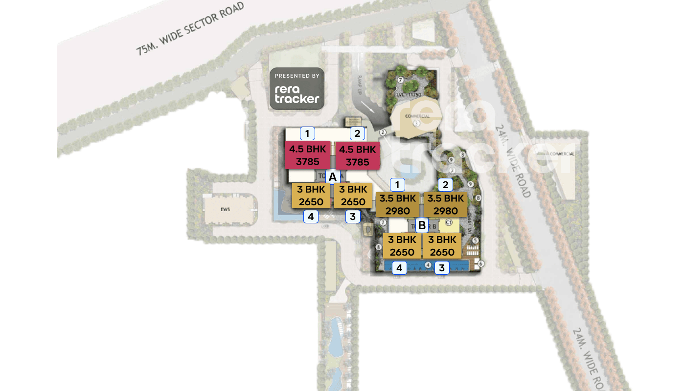 SG Twin Tower Layout