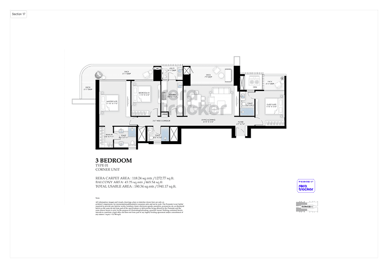 Bptp Amstoria Verti-Greens Sector 102, Gurgaon floor plan 3 BHK 2573.00 sq.ft
