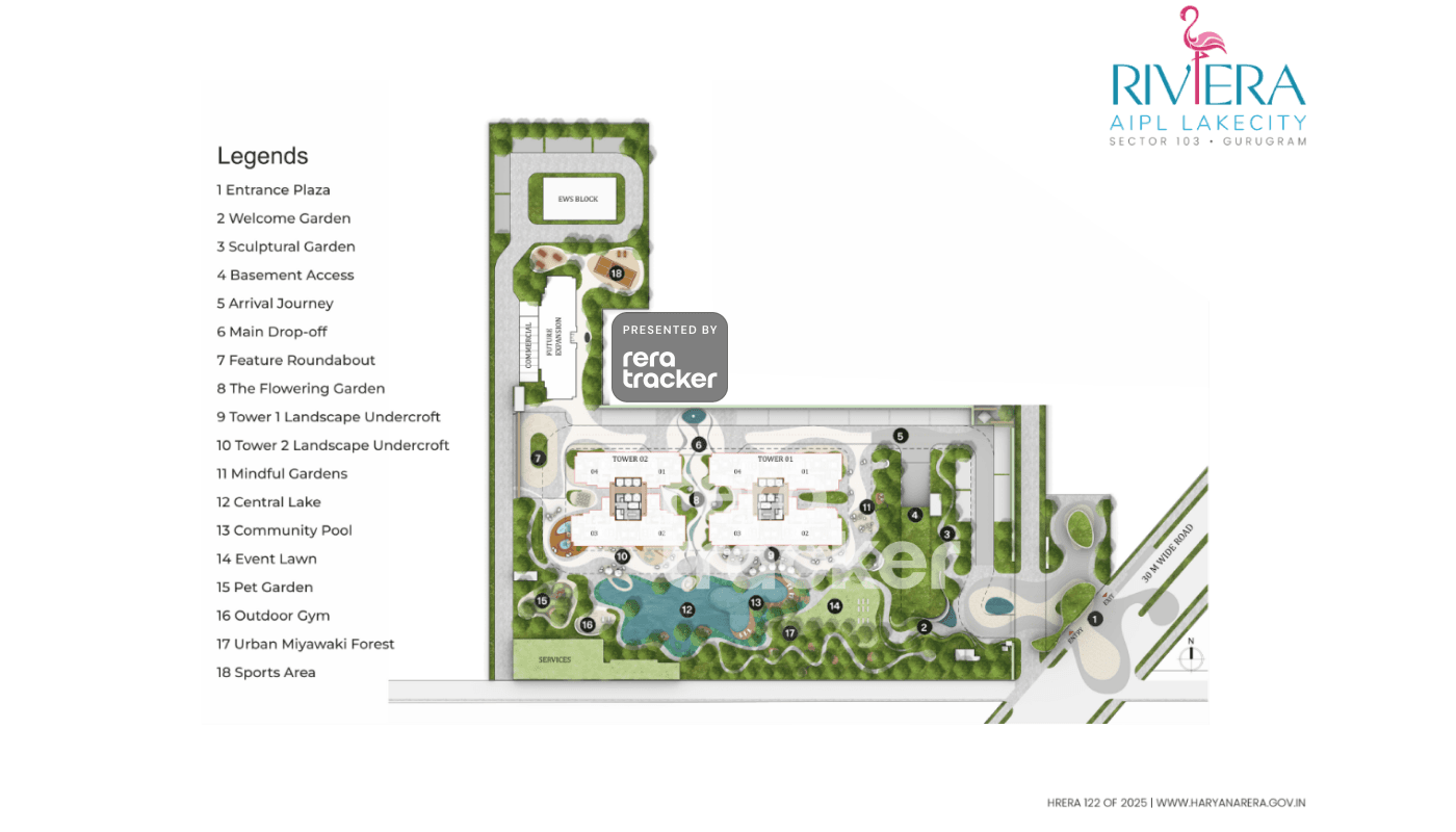 Riviera At AIPL Lake City Sector 103  Masterplan
