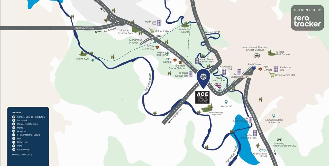Ace 153 Sector 153, Noida ACE 153 Location
