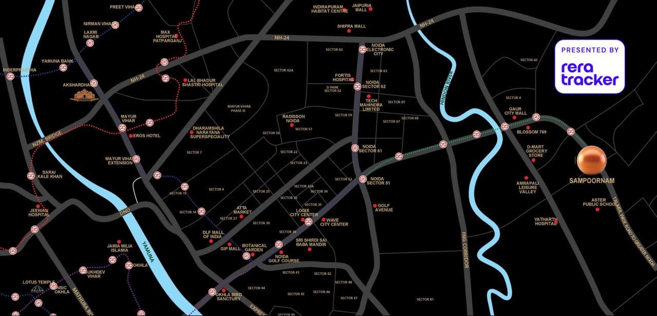 Eros Sampoornam 3 Sector 2, Greater Noida Location for Eros Sampoornam Phase 3