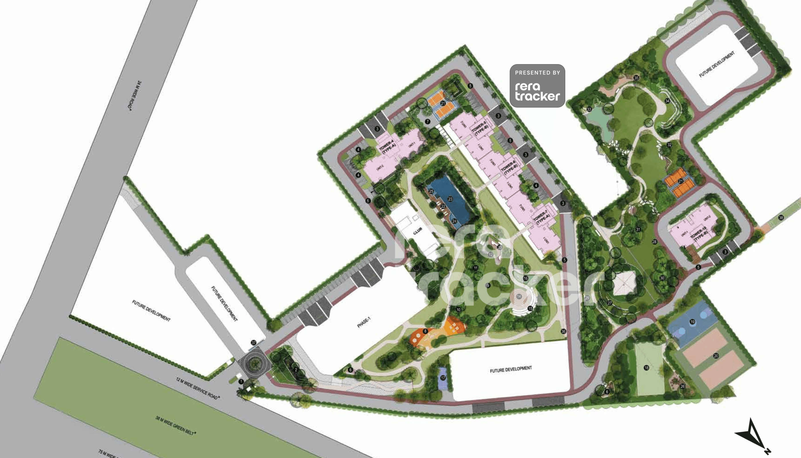 ATS Grandstand Phase 1 Sector 99A, Gurgaon ATS Homekraft Grand Stand Masterplan
