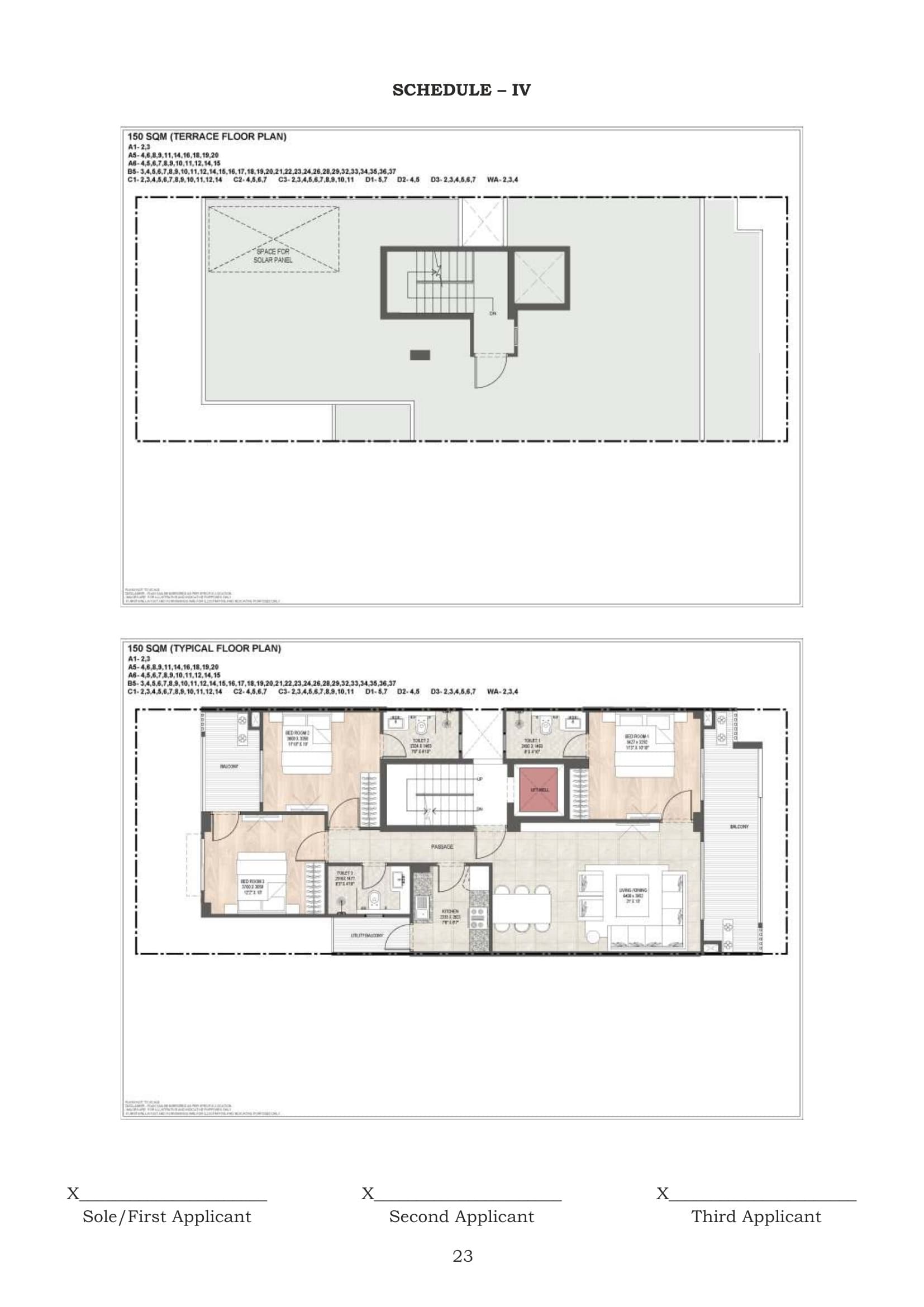 Dlf Gardencity Enclave Gurgaon floor plan 3 BHK 1600.00 sq.ft