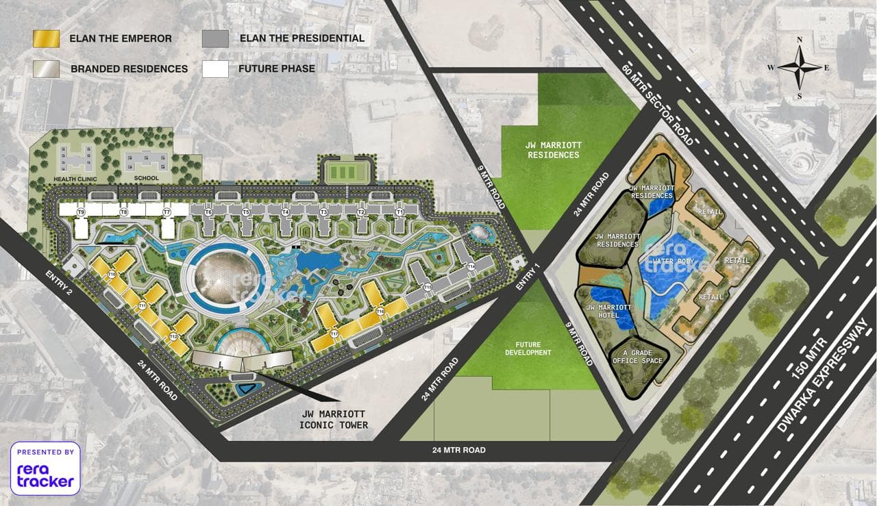 Elan The Emperor Sector 106, Gurgaon Elan The Emperor Master Plan